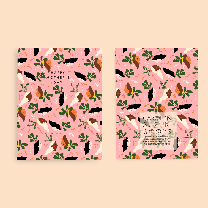 GREEN DELIGHTS - Mother's Day Card