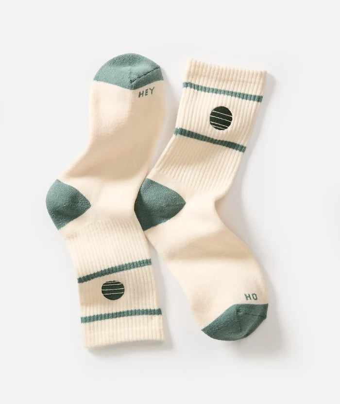 Gym Sock Natural/Deep Sea Sun Icon