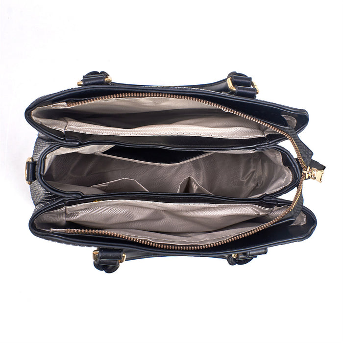H1892 - Classic Fashion Textured Handbag