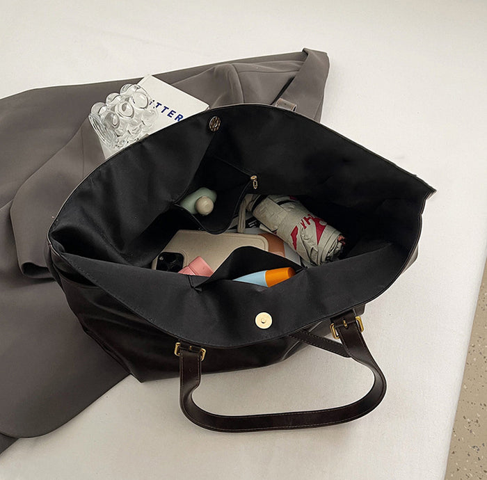 H2008 - Retro Simple Commuter Tote Bag