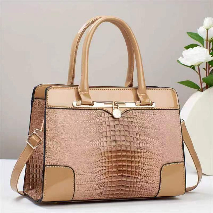 H2028 - Korean Crocodile Pattern Handbag