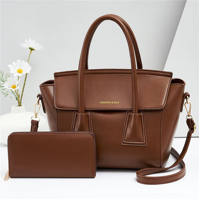 H2035 - Korean Fashion 2pc Handbag Set