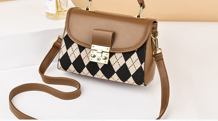 H2040 - Retro Textured Messenger Bag