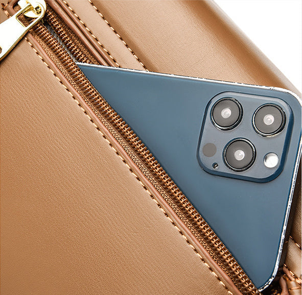 H2040 - Retro Textured Messenger Bag