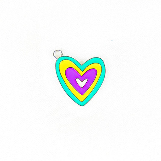 Heart Charm - Yellow
