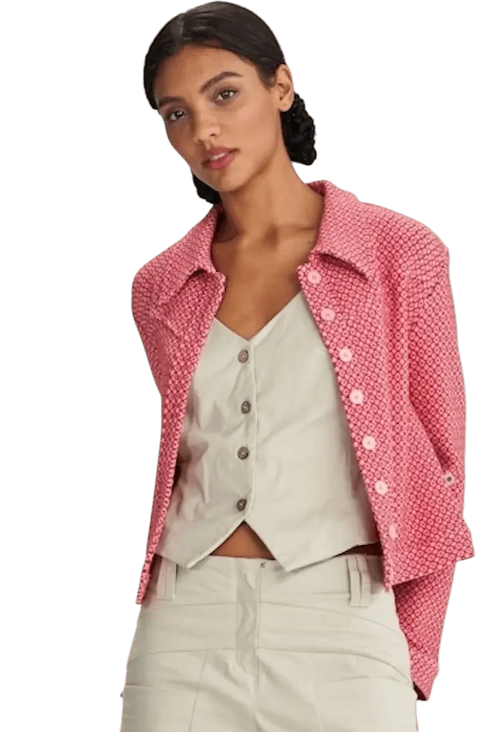 SYDNEY jacket PRS A33 Pink - Rok&Billie, The Unique Rebel Boutique