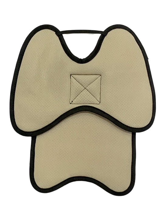 Hen Saver Ultra-Light Chicken Saddle for Hens (Cool Mesh Hen Apron with Shoulder Protectors) Double Strap Sand XXL (Extra Large Chickens Small Turkeys) Removable