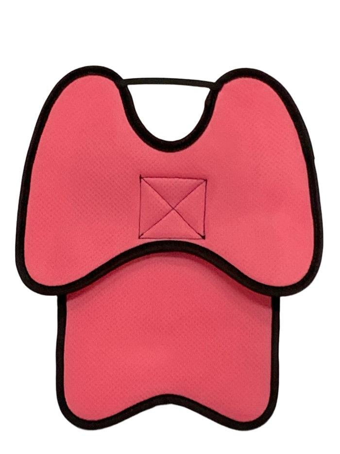 Hen Saver Ultra-Light Chicken Saddle for Hens (Cool Mesh Hen Apron with Shoulder Protectors) Double Strap Rose XXL (Extra Large Chickens Small Turkeys) Removable