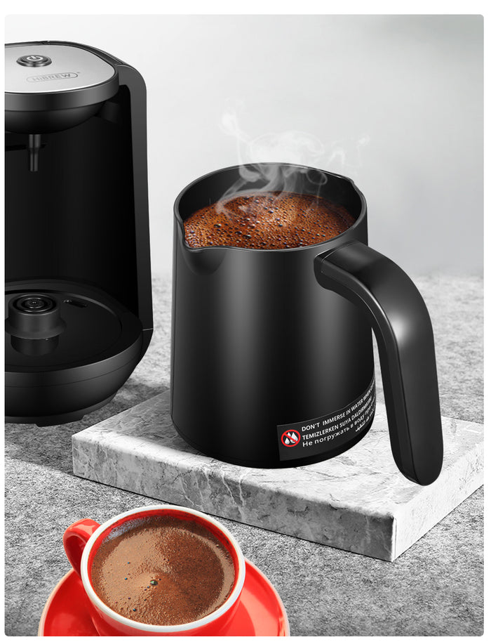 HiBREW Automatic Turkish Coffee Machine Electric Pot AC 220~240V Ground Coffee Maker H9