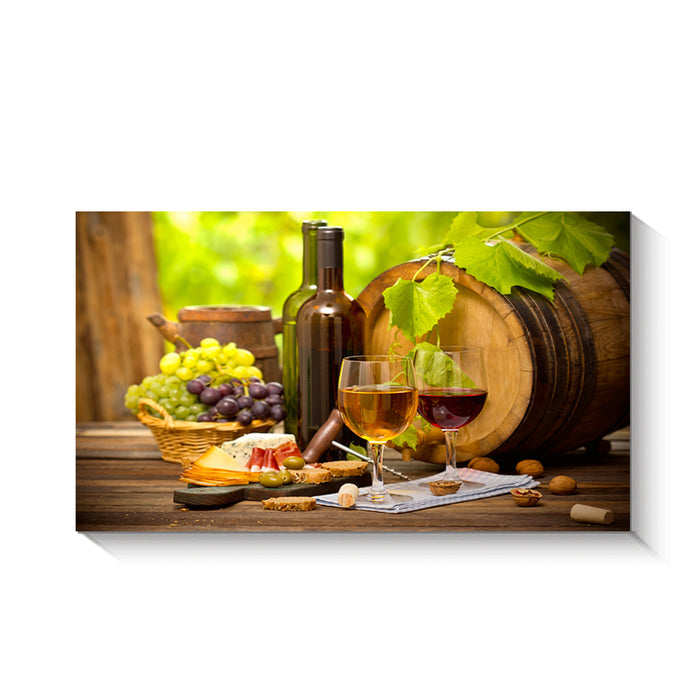 High Quality Art Print  of Fruit View on Stretched Canvas