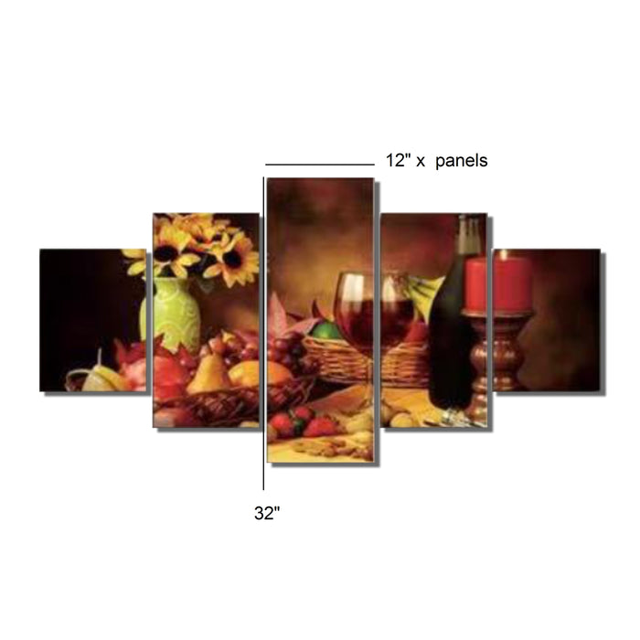 High Quality Art Print on Canvas Of Fruits