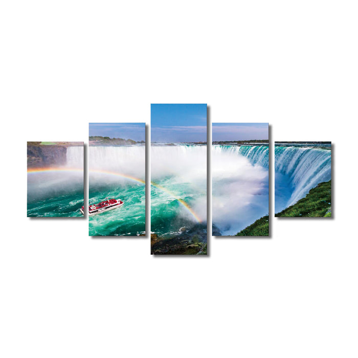 High Quality Art Print on Stretched Canvas of Niagra Falls View in Group