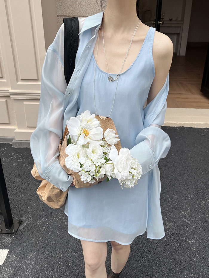 Hoo Tencel Tank Dress Setwear