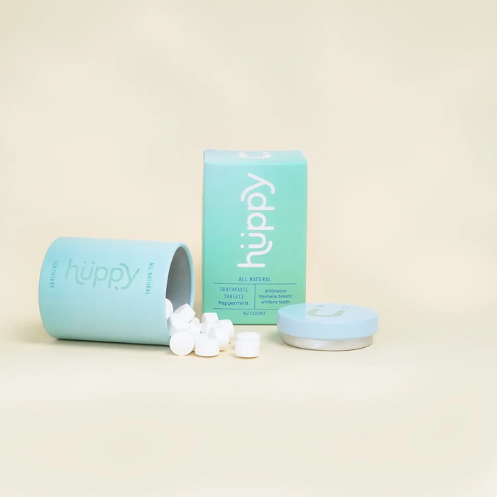 Huppy Toothpaste Tablets - Peppermint