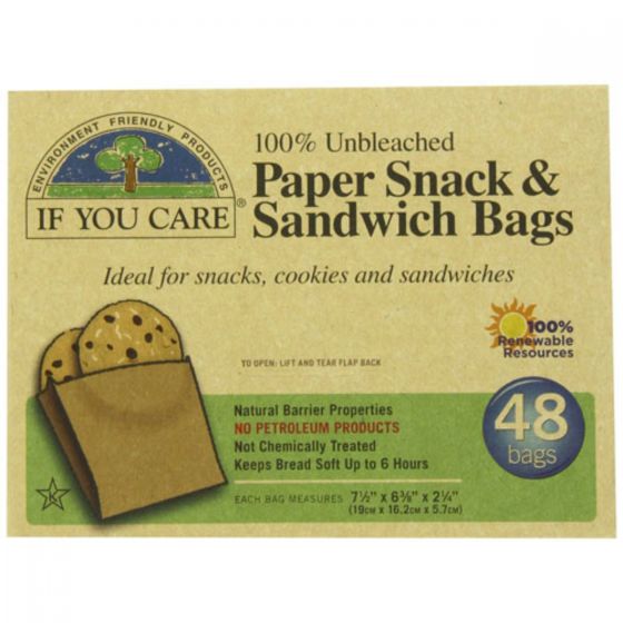 If You Care Sandwich Bags 48 Bags