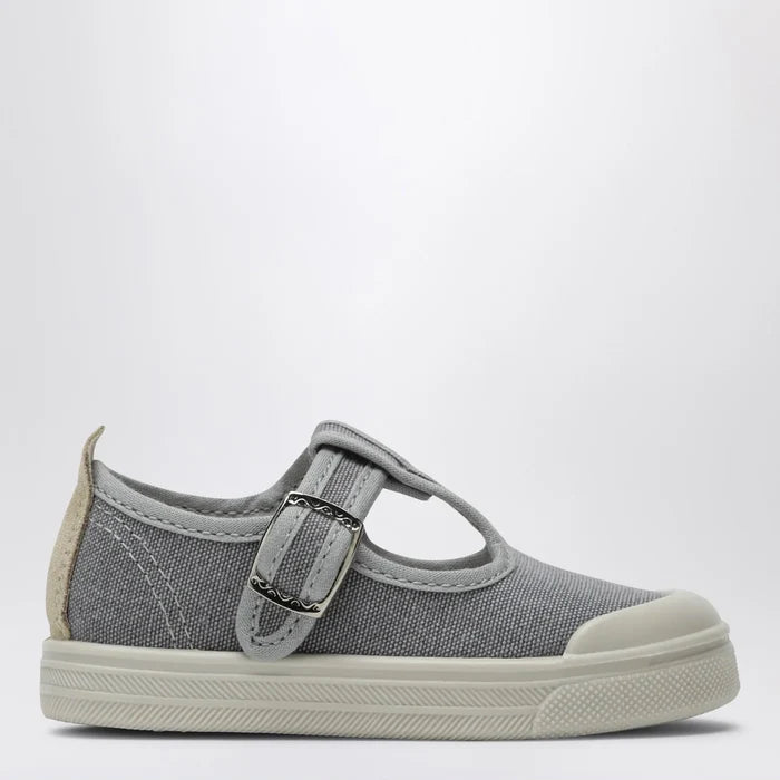 Il Gufo - Gray canvas sandal