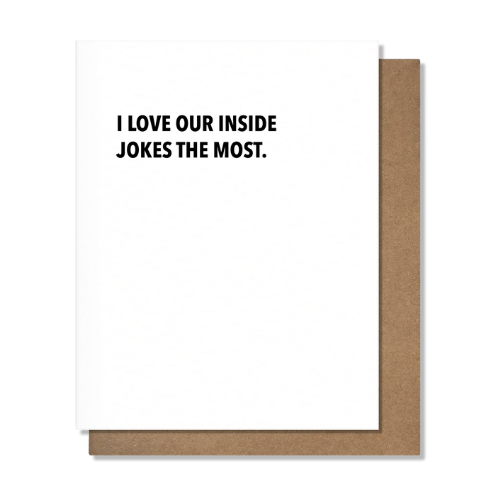 Inside Jokes - Friendship Card