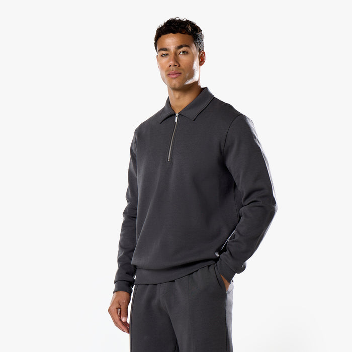 Interlock 1/4 Zip | Charcoal