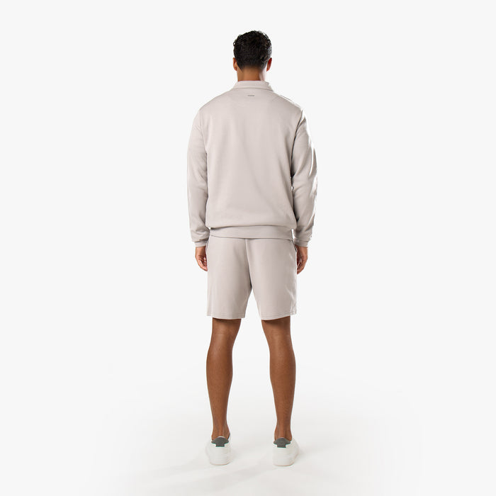 Interlock 1/4 Zip | Stone
