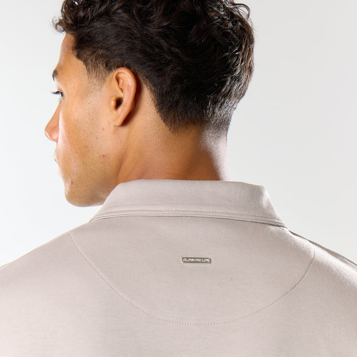 Interlock 1/4 Zip | Stone
