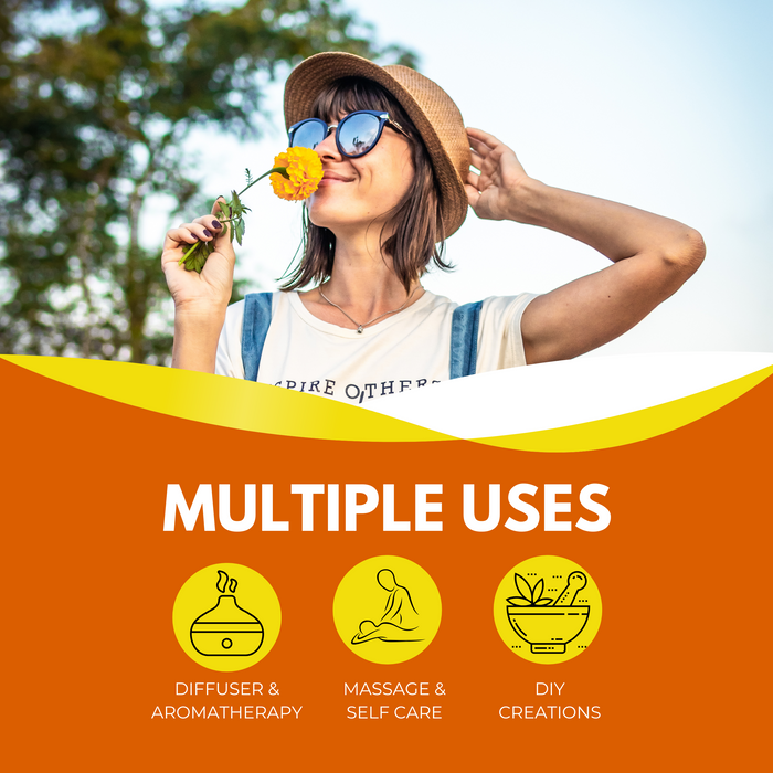 Multiple uses for Best of Nature essential oils including diffuser and aromatherapy, massage and self-care and DIY creations