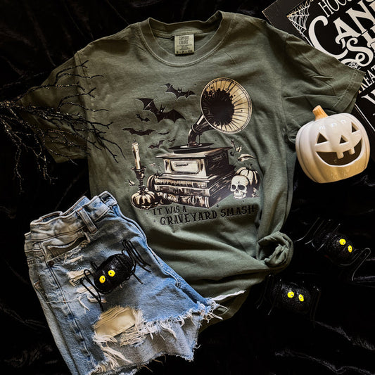 It Was A Graveyard Smash Soft Graphic Tee
