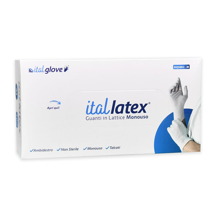 ITALLATEX GUANTI IN LATTICE X100PZ M