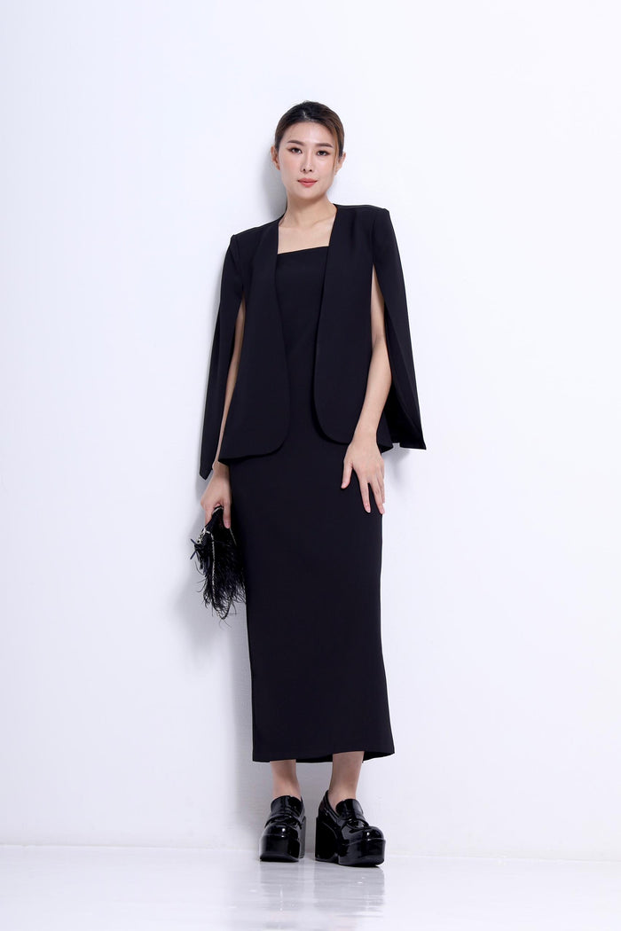 Jace Tailored Cape Blazer