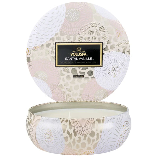Japonica 3 Wick Tin Candle 12oz