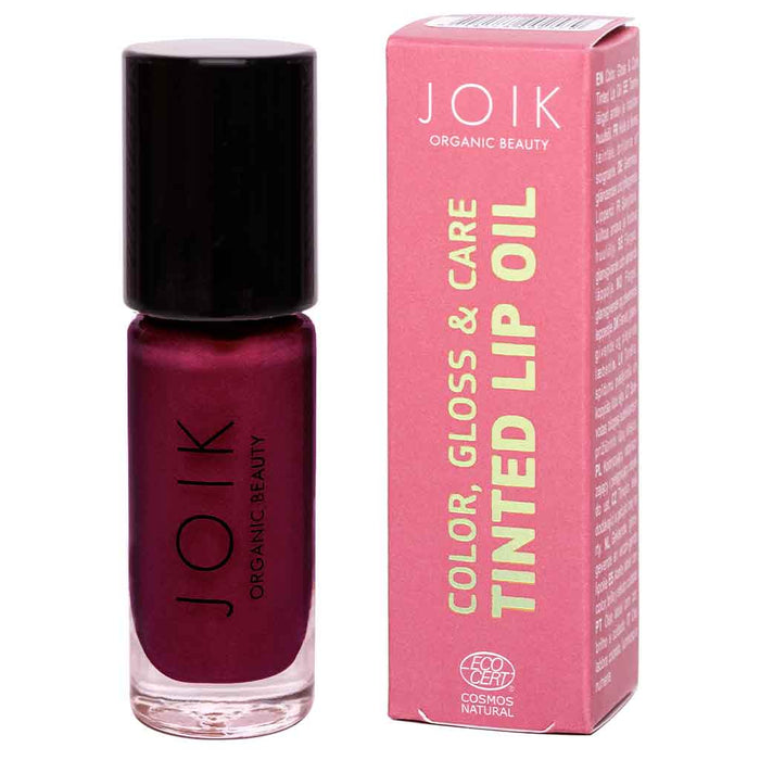 JOIK Organic Colour, Gloss & Care Lip Oil Sävyttävä Huuliöljy 4,5ml - 05 Berry Beautiful