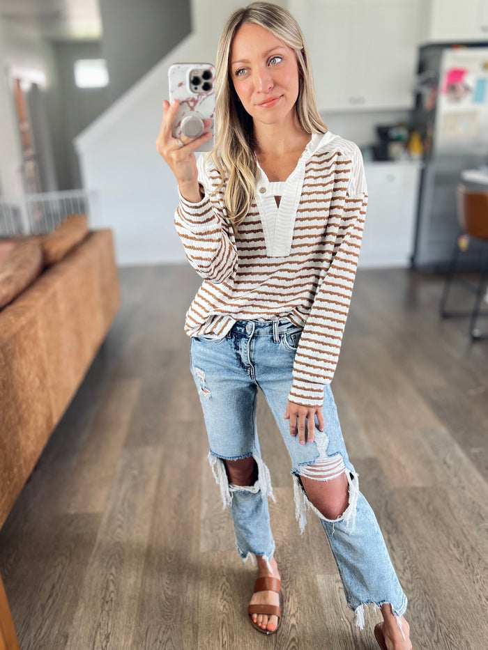 Kimber Stripe Hoodie