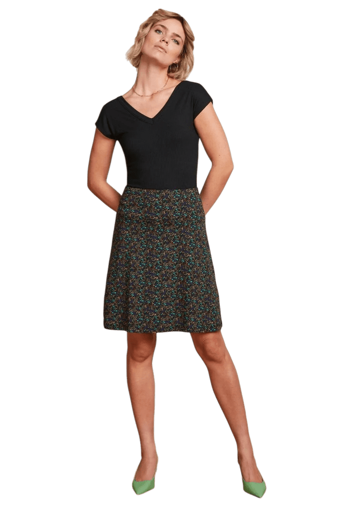 KING LOUIE Border Skirt Elise black