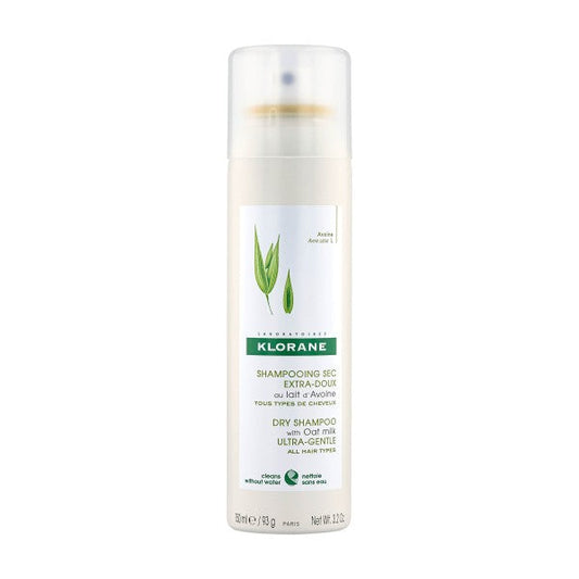 Klorane Dry Shampoo with Oat Milk Ultra-Gentle Ξηρό Σαμπουάν με Γαλάκτωμα Βρώμης για Κάθε Τύπο Μαλλιών, 150ml