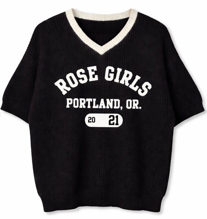 Knitted Jersey (Navy)