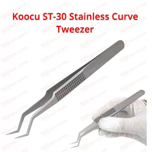 Koocu ST-30 Stainless Curve Tweezer