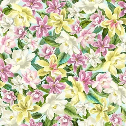 LANAI - PACKED FLORAL (4 YARDS)