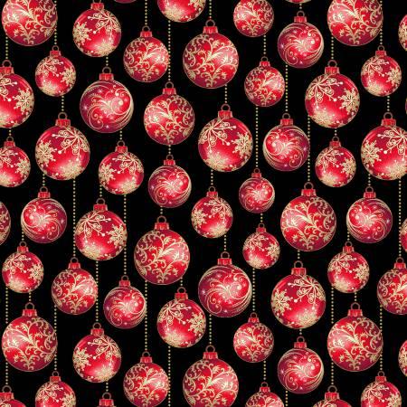 LAST CHANCE - A FESTIVE MEDLEY - ORNAMENT MEDLEY (METALLIC) (2 3/4 yards)