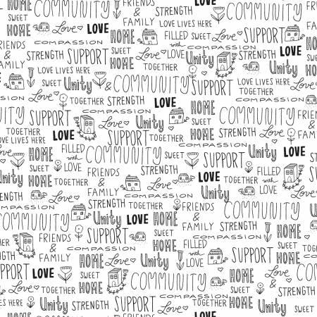 LAST CHANCE - HOME - LOVE LIVES HERE (1 3/4 YARDS)
