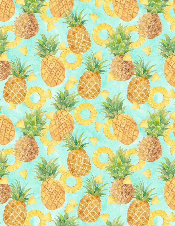 LAST CHANCE - SQUEEZE THE DAY - PINEAPPLE TOSS (1 3/8 YARDS)