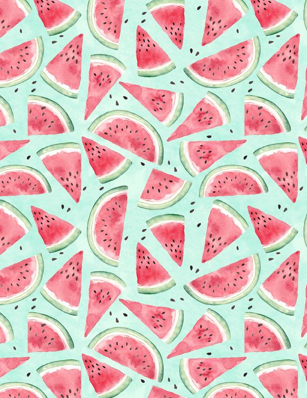 LAST CHANCE - SQUEEZE THE DAY J- WATERMELON TOSS (1 3/8 YARDS)