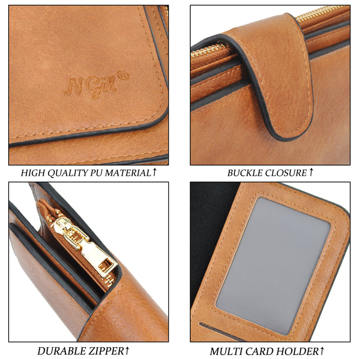 Light Brown NGIL Trifold Wallet