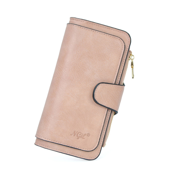 Light Pink NGIL Trifold Wallet