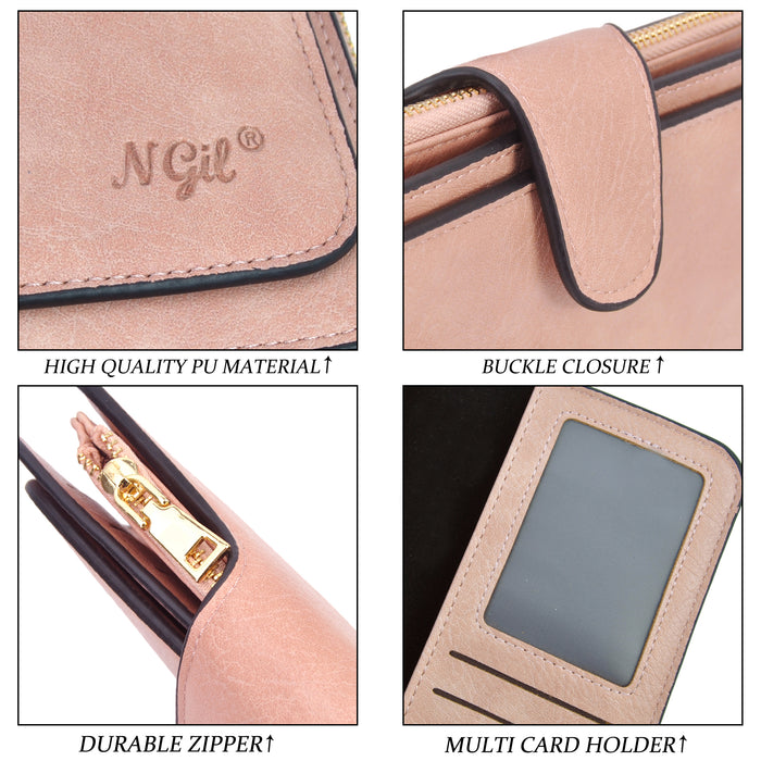 Light Pink NGIL Trifold Wallet