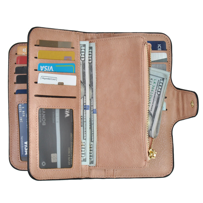 Light Pink NGIL Trifold Wallet