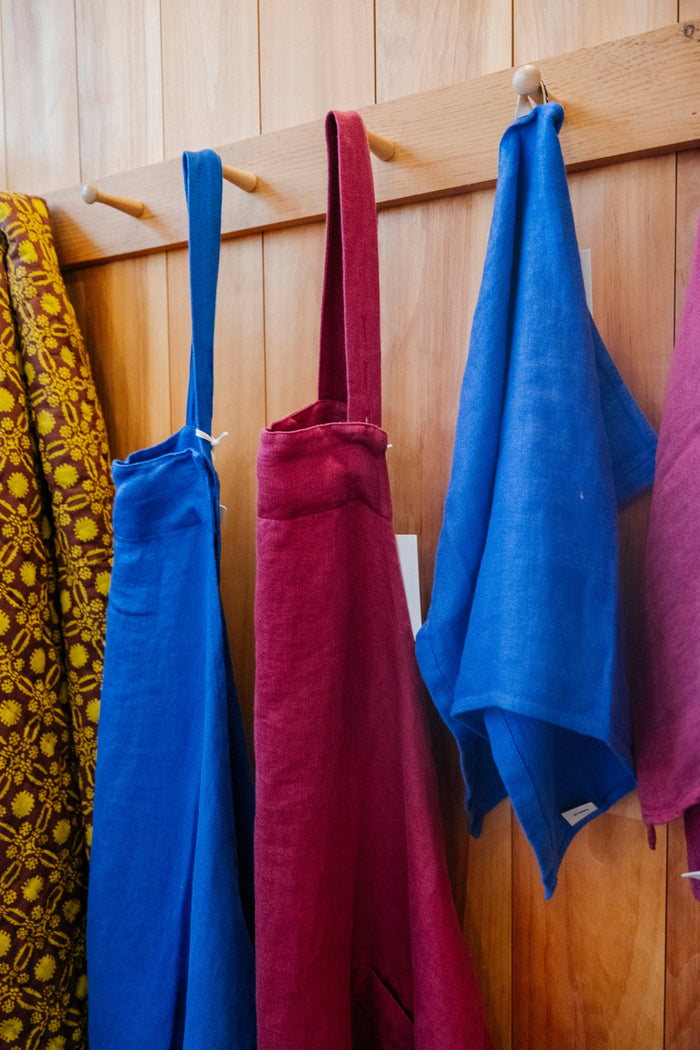 Linen Apron | Claret