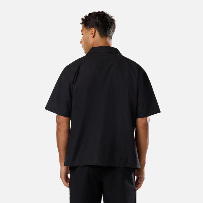 Linen Blend Pant Set | Black