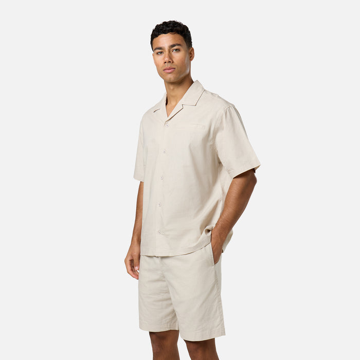 Linen Blend Twinset | Stone
