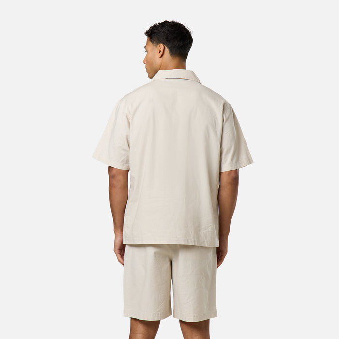 Linen Blend Twinset | Stone