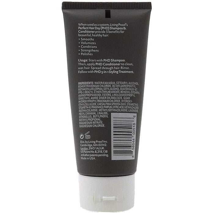 Living Proof Perfect Hair Day (PhD) Conditioner 60ml bottle, lightweight hair conditioner for smooth, manageable hair.
