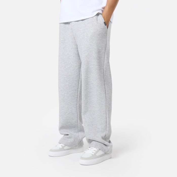 Loose Fit Open Hem Jogger | Grey Marl